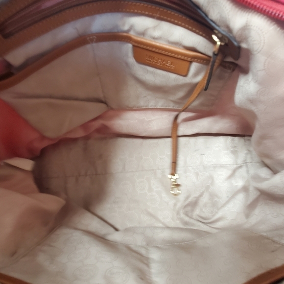 Michael Kors Women's Red Tote Bag - Picture 10 of 13